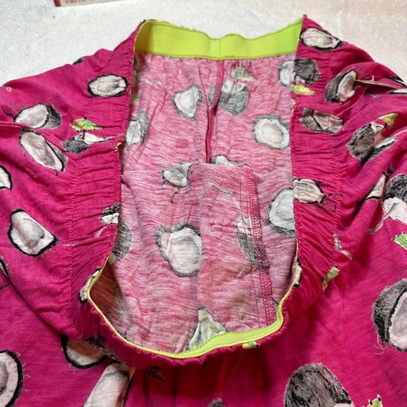 791 Hue	Sleepwear shorts with coconuts in 3X, elastic waist - Picture 5 of 7